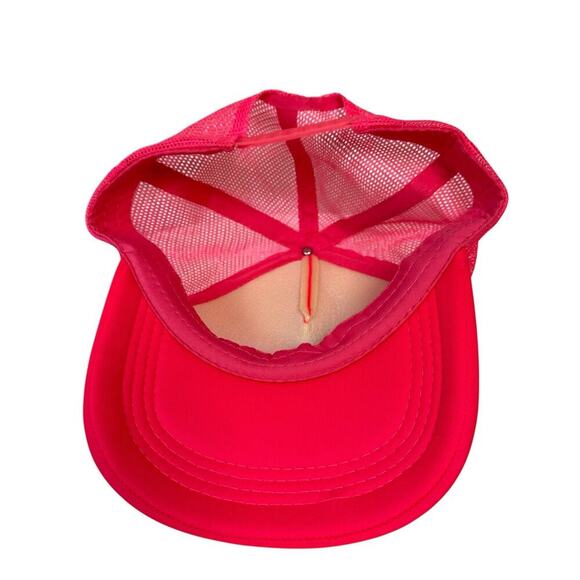 Aloha Beach Hat Mesh Trucker Snapback Cap HI Women Bright Pink Barbiecore Pool - Picture 10 of 12